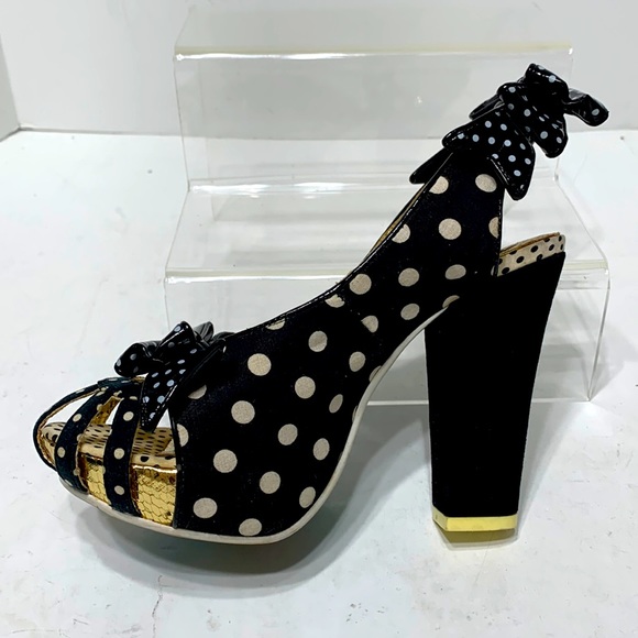 Irregular Choice Aphrodite black white 6 - Picture 1 of 16